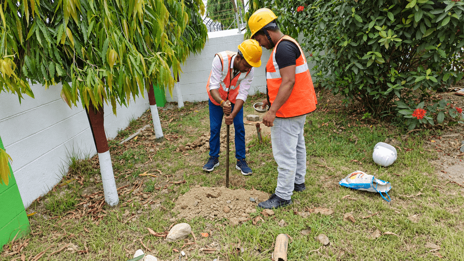 Earthing and grounding installation project by Renown Power