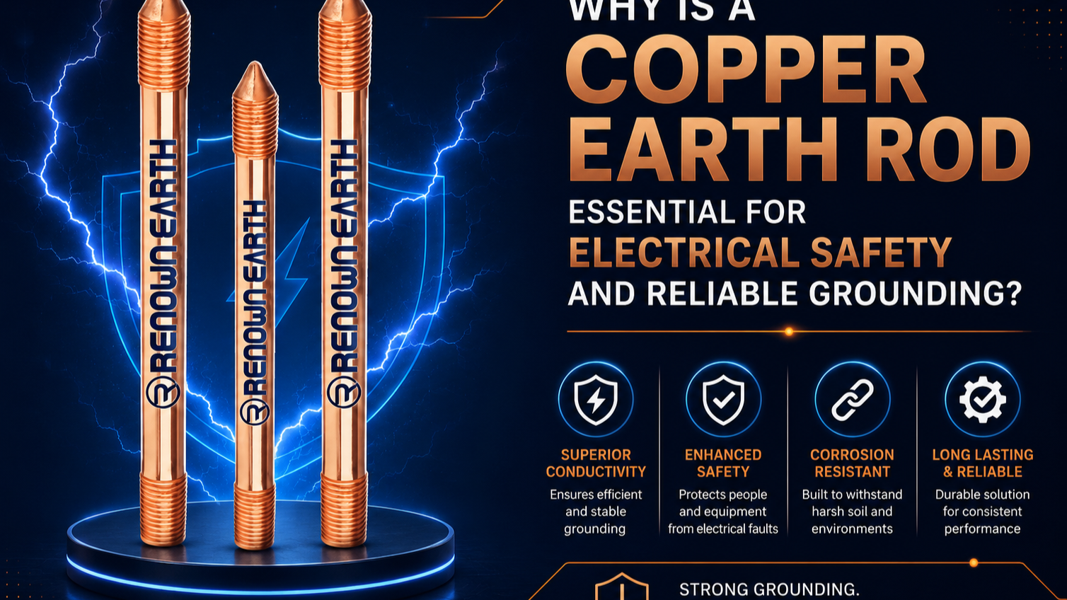 Why Is a Copper Earth Rod Essential for Electrical Safety and Reliable Grounding?