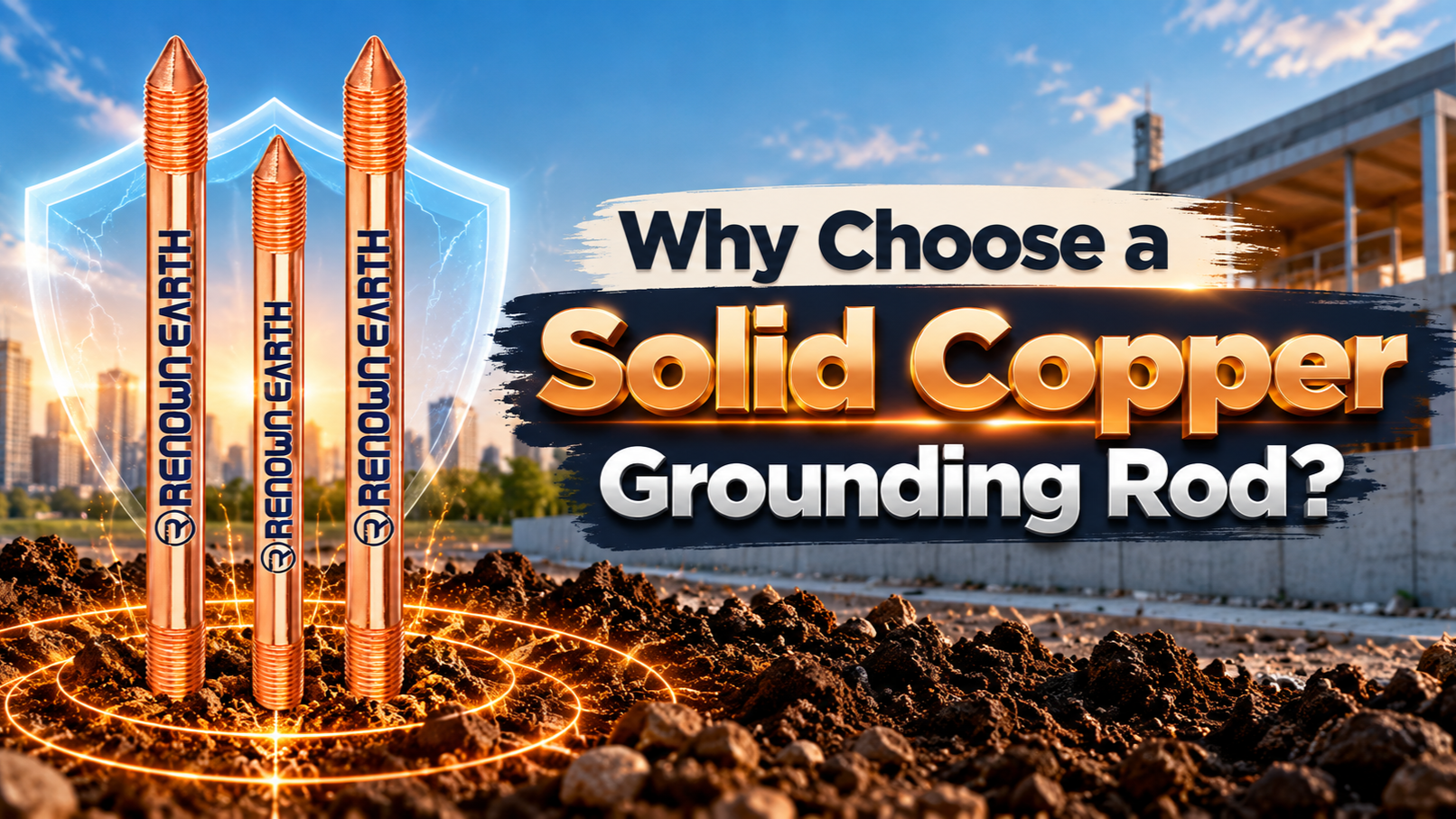 Why Choose a Solid Copper Grounding Rod?
